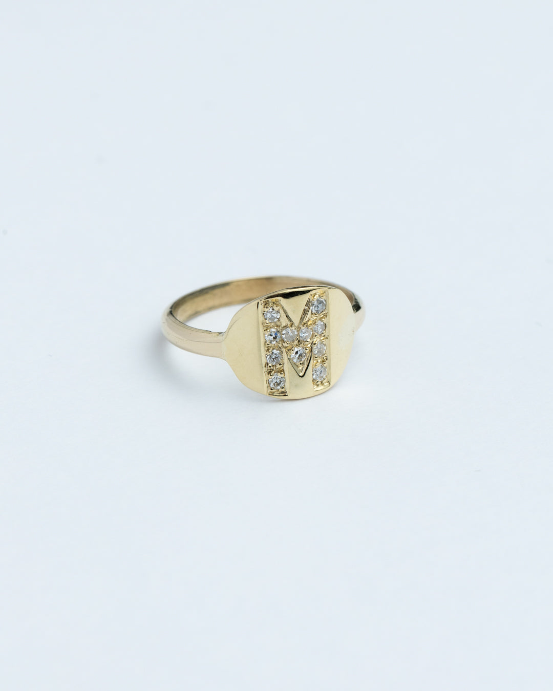 Initial Signet Ring